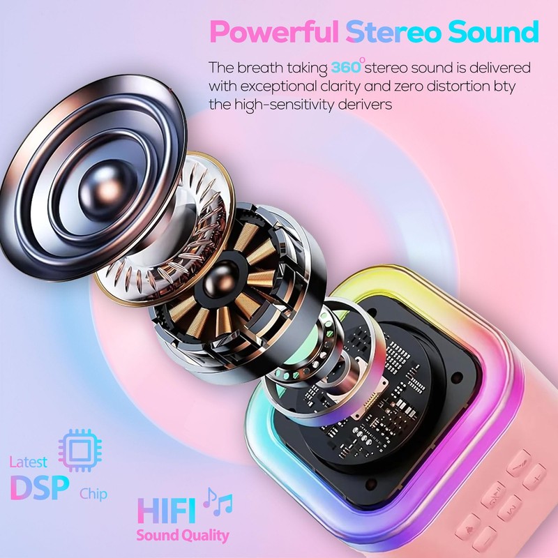 KTV Machine for Kids， High Sound Quality with Easy Connectivity