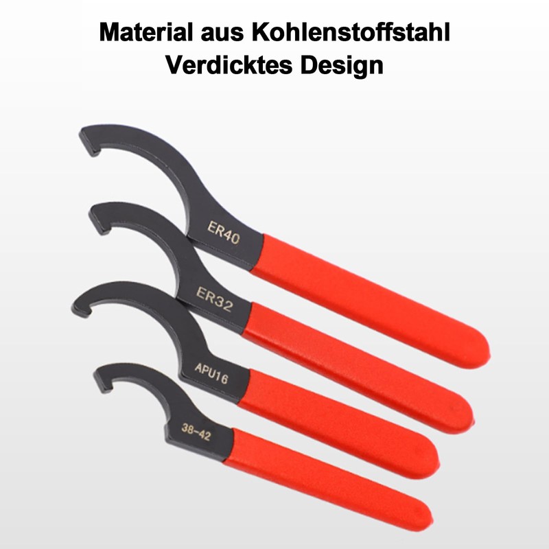 gvivej Thread Wrench, Pack of 4 Hook Key Tool, C