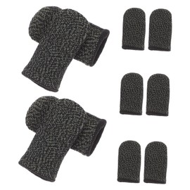 TEHAUX 10Pcs Slip Touchscreen Game Finger Covers for Mobile Gaming Durable Non Slip Gaming Finger Sleeves Crafted for Enhanced Precision and Comfort