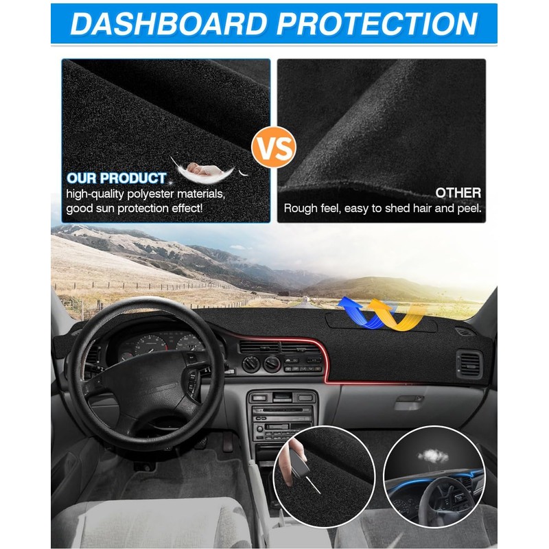 Cartist Dash Cover for Dodge Ram 1500 2500 3500 1998-2001