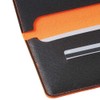 Tristrams THF-MC06DLB Passbook Case, Black x Light Blue