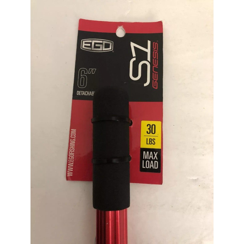 Ego S1 Series Detachable 6" Red Fishing Handle-NEW-30 lb Load-SHIPS