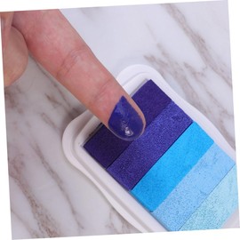 Operitacx 5 Gradient Color Ink Pad Handprint Ink Pad for Black Ink Pads for Stamping Stamp Pad Stamp Ink Pad Ink Pads for Custom Stamp Craft Ink Stamps Pad Ink Stamps Blue