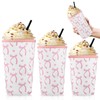 SiliFine 3 Pack Reusable Coquette Bow Sleeves for Iced Coffee