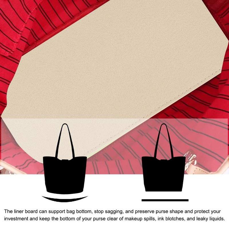 PH PandaHall 6pcs 3 Sizes Felt Bag Shaper, Rectangle Bag