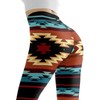 YINGQIGUAN Tribal Aztec Geometry Print Leggings for Women High Waist