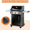 BBQ Future 69828 Locking Caster Set for Weber Spirit 200/300