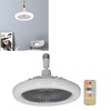 Small Ceiling Fan with Light Remote Control E27 Lamp Holder