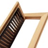 Red Oak Wood Flush Mount Floor Register Vent Cover, 2-1/4