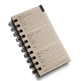 Who? What? Where? - My Address Book - MINI Lt Blue Hard Cover (prompts on every page, recycled paper, read more...)