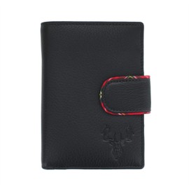 Mala Braemar Range Leather Purse RFID 3449_7 Black