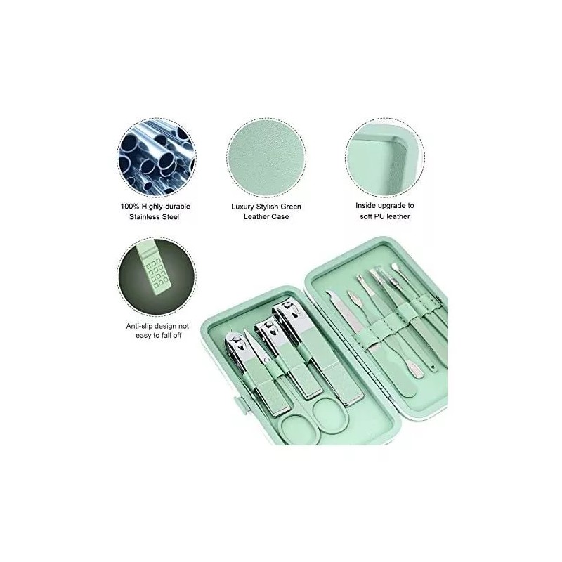 Keiby Citom Set De Manicura, Kit De Cortaúñas De Viaje,