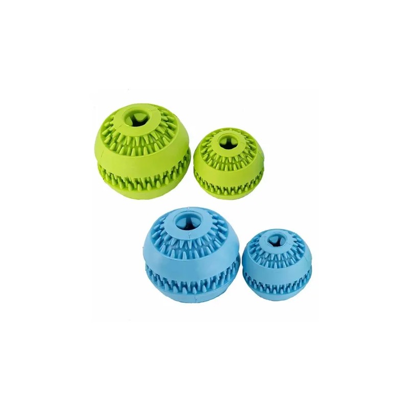 Comedero Pelota Para Perro Mr Wuff Juguete Rellenable Caucho Natural
