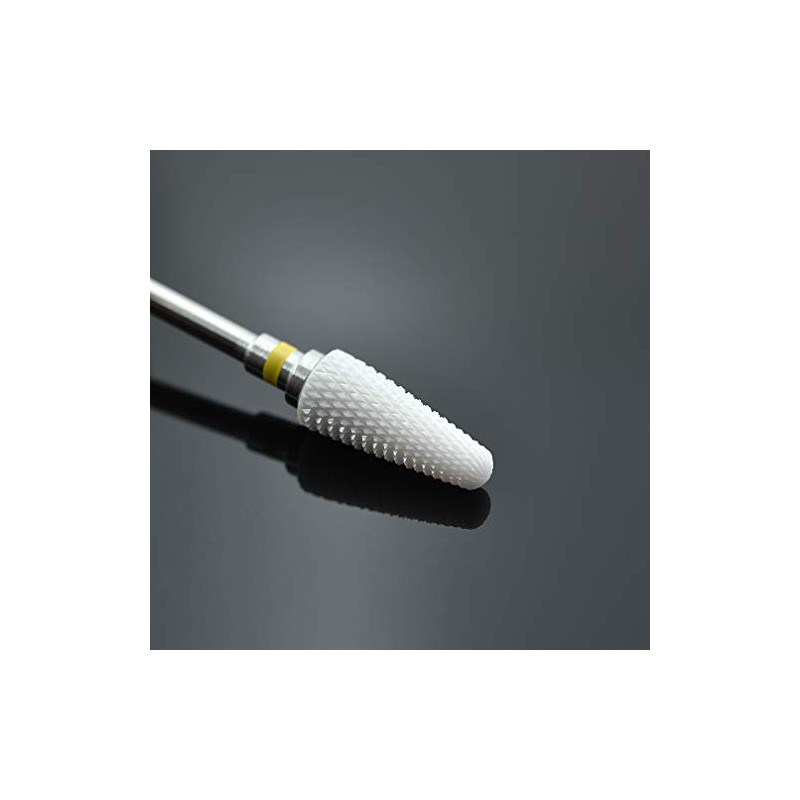 Rolabling Ceramic Nail Drill Bit White Flame Nail Drill Bit