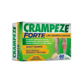 Crampeze Forte | Helps Relieve Leg Cramps & Spasms, Night Cramps, Mild Muscle Cramps and Twitches | 60 Tablets