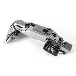 Berta (20 Pieces) 165 Degree Full Overlay,Soft Closing, 3-Cam 6-Way Adjustment, Concealed Frameless Lazy Susan Corner Kitchen Cabinet/Bi Folding Cabinet Door Hinges with Screws