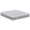 Wham 10.01 25 Division Square Plastic Organiser Box - Grey