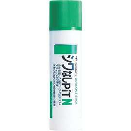 Tombow Stick Glue, Wrinkle Free Pit, N PT-NAS Glue Stick, Green, Product Size: 1.0 x 3.9 inches (25 x 100 mm), Capacity: Approx. 0.8 oz (21 g) / 40 g