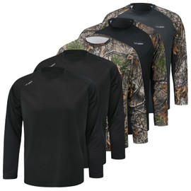 LOOGU Men's UPF 50+ UV Sun Protection SPF Rash Guard Lightweight Long Sleeve Shirts Outdoor for Fishing Hiking Swimming Running