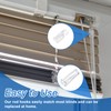 uxcell Blind Wand Tilt Hook and Curtain Cords Fixture, 10Pcs