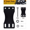 6 Pcs E-Track Rail Mounting Back Plate E Track Plate