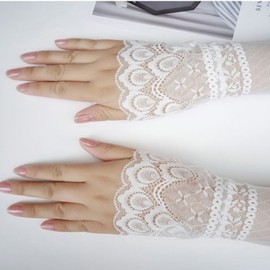 Layered Faux Sleeve Spring Ruffled Cuff Blouse Blouse Black