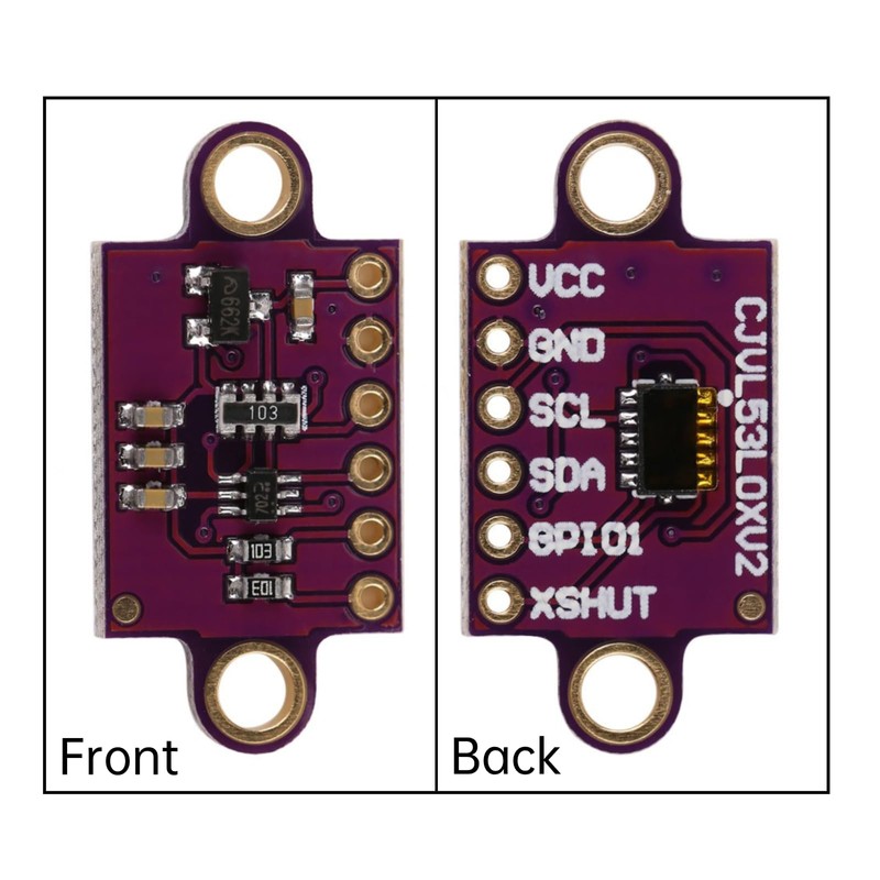 Flight Time Distance Sensor, GY-VL53L0XV2 Flight Time ToF Laser Rangefinder