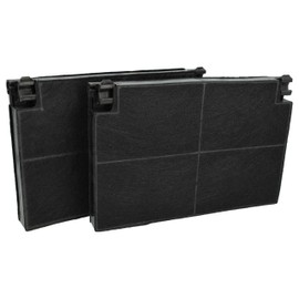 vhbw 2 x activated carbon filters compatible with Electrolux DAK6035SW, 942490267, DAL6035SW, DAK6035WE, DAV75X, DAL6035WE, EFP60033X cooker hood