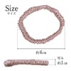 HGM-006 Hair Elastic Silk 100% Silk [Pink & Dark Lavender]