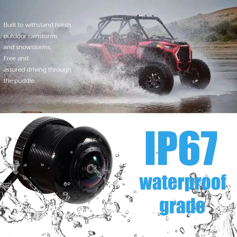 RZR PRO XP Camera Kit Accessories HD Waterproof Wide-Angle Front