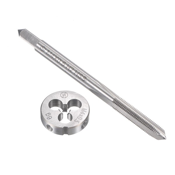 uxcell M4 x 0.5mm Metric Tap and Die Set, Machine