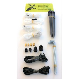 Happy Henhouse Electric Fence Poultry Netting Replacement Accessories Kit for Existing Chicken Fence