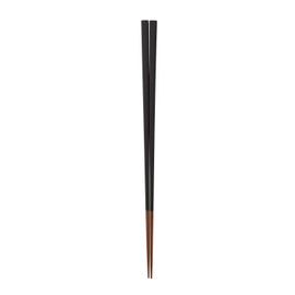 Rikizo R-918838 Chopsticks Cocochi Black Length 9.1 inches (23 cm), Made in Japan, Easy to Grip