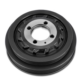 A-Premium Engine Harmonic Balancer Crankshaft Pulley Compatible with Hyundai Santa Fe 2001-2004, Sonata 1999-2005 & Kia Magentis 2001-2004, Optima 2001-2006, DOHC L4 2.4L, Replace# 2312438200