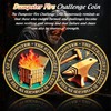 IELCJJ 5PCS Dumpster Fire Coin, Original Strong Steel Encouragement Challenge