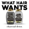 OGX Purifying + Charcoal Detox Conditioner for Buildup Removal and