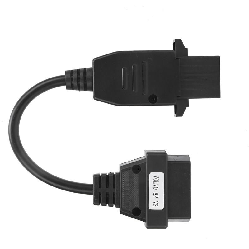 30cm Car OBD2 Diagnostic Cable Adapter 8PIN to 16PIN Plastic
