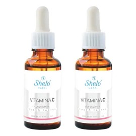 2 Pzas Sérum Vitamina C 2.5 Sheló Antioxidantes Vitamina E                                                                                            