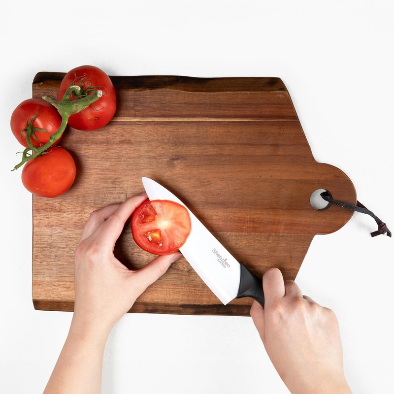Shenzhen Knives White Ceramic 6 Inch Chef's Knife - Lightweight