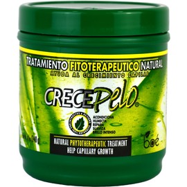 Natural Phytotherapeutic Hair Growth Treatment Jar, Deep Conditioning & Repair for Stronger, Healthier Hair - Moisturizing & Nourishing Formula with 100% Natural Extracts - No Colorants - 8.5 oz