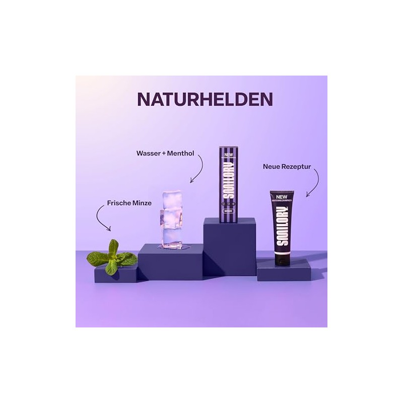 Whitening Toothpaste - Purple Toothpaste with Instant Effect for a