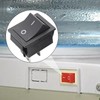 EATAKWARD 3Pcs Universal 120V T125 KCD2 KCD4 Rocker Switch, Black