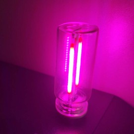 USB LED Car Interior Atmosphere Light, Plug-in USB Automotive Ambient Lighting Retro Car Lamps, Mini LED Car Interface Charging Night Light for Hallway Car Bedroom (Pink)