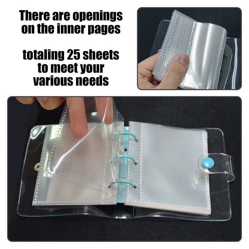 2 Piece Savings Challenge Binder, Mini Savings Binder, 1000 Dollar