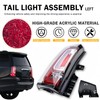 KOONDHEEND Left Driver Side LED Tail Light Assembly for 2015