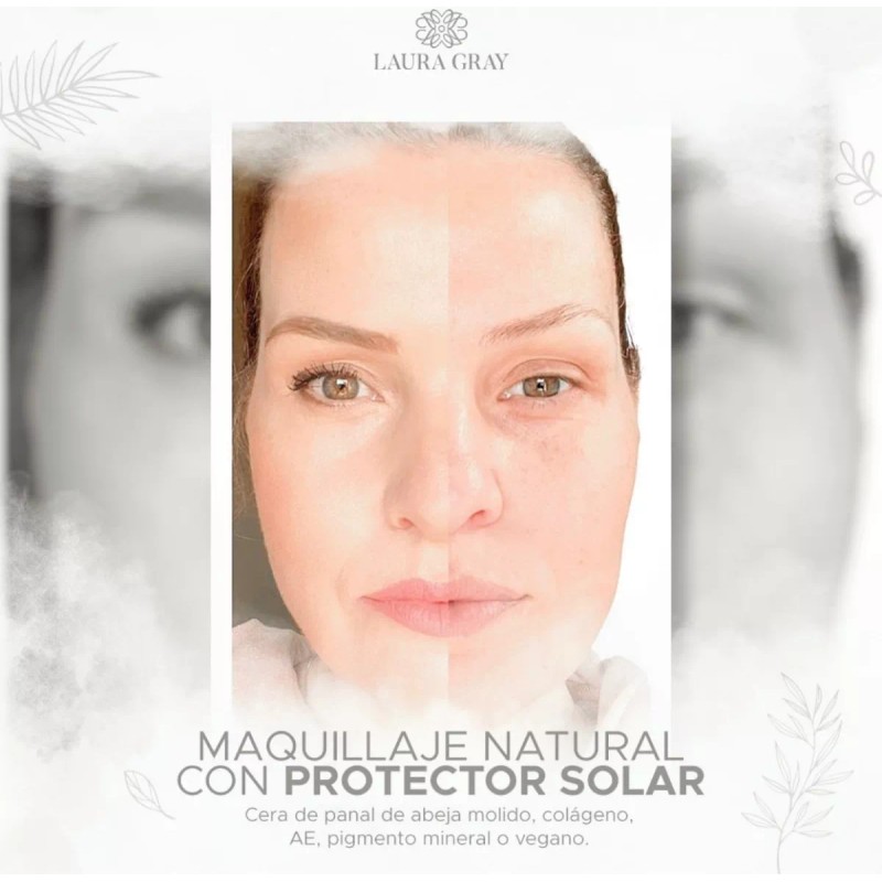 Laura Gray Maquillaje Con Protector Solar Con Color Fps 30