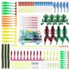 RoseFlower 146 Pieces Fishing Lure Kits Mixed Universal Artificial Soft