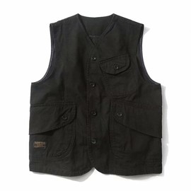 ZhangSong Men's Sleeveless Vest, Outdoor Trend Jacket, Fashion, Handsome, Casual Vest, Travel, Climbing, Commuting, Spring and Summer, Black