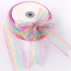 2.5cm*25 Yards Polyester Lace Ribbon Sewing Lace Ribbon Decorative Trim