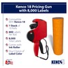 Kenco 18 1 Line Price Gun Kit - Choose Label